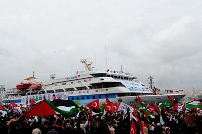 Marmara ship returns to Turkey (Archive photo: AFP)