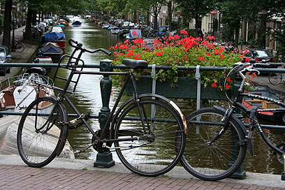 אמסטרדם. האופניים - זה הסמל היחידי שיישאר? (צילום: Fotolia) (צילום: Fotolia)