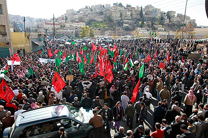 הפגנות בירדן מוקדם יותר השנה (צילום: רויטרס) (צילום: רויטרס)