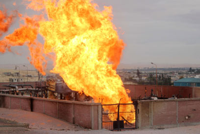 השיבושים באספקת הגז המצרי - אחת הסיבות להתייקרות (צילום: AFP) (צילום: AFP)