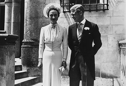 המלך אדוארד ווליס סימפסן בחתונתם. פרש כדי להתחתן (צילום: Getty images Imagebank) (צילום: Getty images Imagebank)