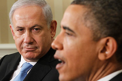 Obama and Netanyahu. 'Convincing through insult? There must be better ways to soften the president's heart' (Photo: AP)   