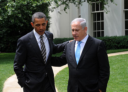 He'll get over it. Obama with Bibi at White House (Archive photo: Moshe Ohayon, GPO)