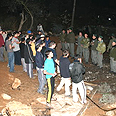 Federman farm evacuation, two weeks ago  