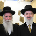 הרבנים גרוסמן ומצגר