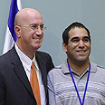 Avi with Knesset director-general 