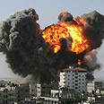 Air strike on Gaza (Photo:AFP)