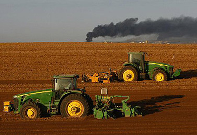 חקלאות בעוטף עזה. סגרו להם את השיבר (צילום: רויטרס) (צילום: רויטרס)