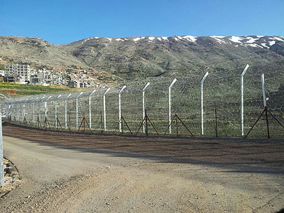 הגדר החדשה בגבול סוריה                (צילום: יואב זיתון) (צילום: יואב זיתון)