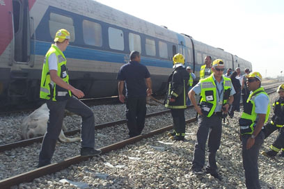 הרכבת נעצרה (צילום: גונן פלד)