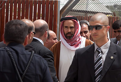 Jordanian Prince Ghazi bin Mohammed visiting Al-Aqsa 