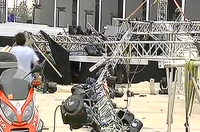 זירת האירוע (צילום: ערוץ 2)