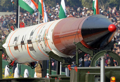 דגם קודם של הטיל במצעד צבאי (צילום: AFP) (צילום: AFP)