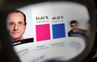 "הולנד ידאג לשיפור מערכת החינוך". תוצאת הבחירות בצרפת (צילום: AFP) (צילום: AFP)