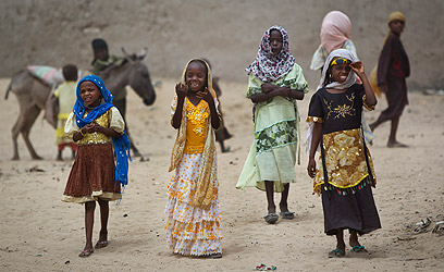ילדות בצ'אד (ארכיון)           (צילום: AP) (צילום: AP)