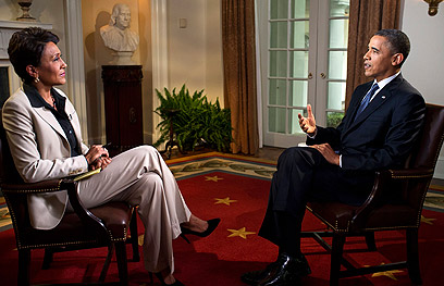 הפך לנשיא הראשון בתולדות ארה"ב לתמוך בנישואי הומואים. אובמה (צילום: AP) (צילום: AP)