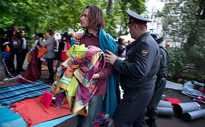 מפגינים נגד פוטין בשנת 2012 (צילום: AFP) (צילום: AFP)
