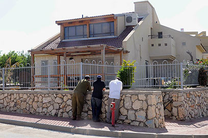בית משפחת אטיאס בבר יוחאי (צילום: אביהו שפירא) (צילום: אביהו שפירא)
