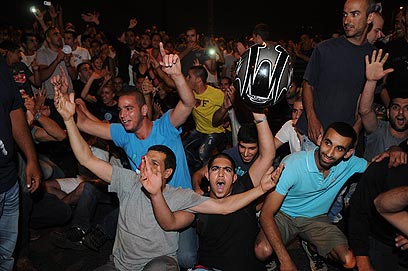 ההפגנה בתל אביב (צילום: ירון ברנר) (צילום: ירון ברנר)