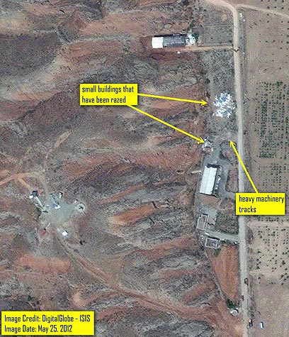 הבסיס כפי שצולם ב-25 במאי (צילום: DigitalGlobe-ISIS) (צילום: DigitalGlobe-ISIS)