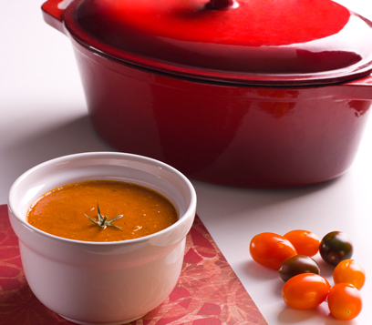 מרק עגבניות קלוי (צילום: ראובן אילת) (צילום: ראובן אילת)