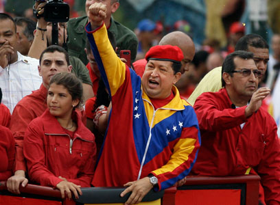 נשיא ונצואלה צ'אבס. שולט כבר 13 שנה (צילום: AP) (צילום: AP)