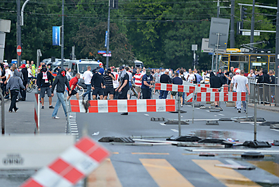 המהומות ברחובות ורשה (צילום: AFP) (צילום: AFP)
