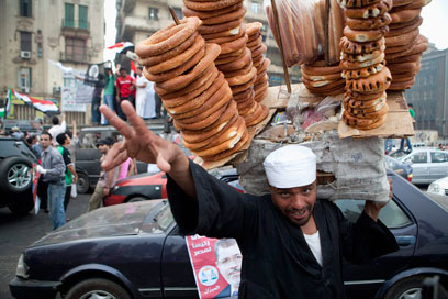 Another Morsi supporter celebrates in Cairo (Photo: Reuters)