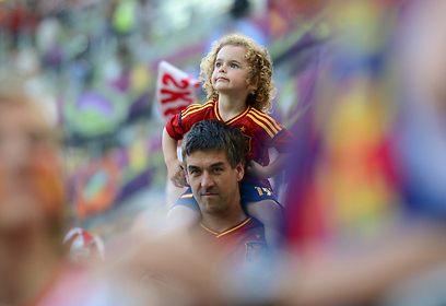 הדור הצעיר של ספרד הגיע למשחק מול קרואטיה (צילום: AFP) (צילום: AFP)