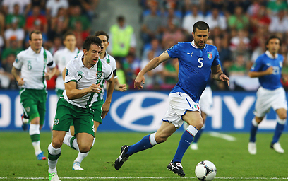המשחק האחרון של קשיאושאן. איטליה מול אירלנד (צילום: getty image bank) (צילום: getty image bank)