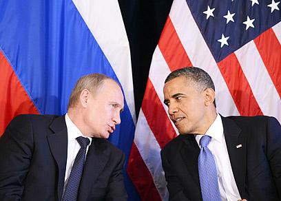 אובמה ופוטין נפגשו. חילוקי הדעות נותרו בעינם (צילום: AFP) (צילום: AFP)