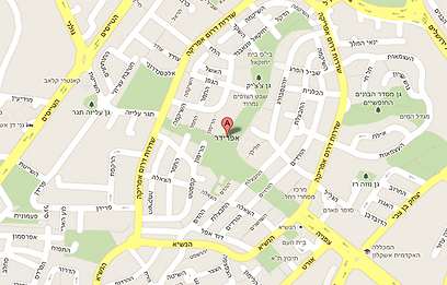 מפת שכונת אפרידר באשקלון (צילום: google maps) (צילום: google maps)