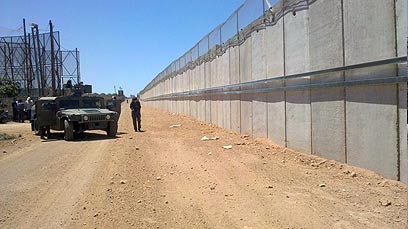 חומה ליד מטולה (צילום: יואב זיתון) (צילום: יואב זיתון)