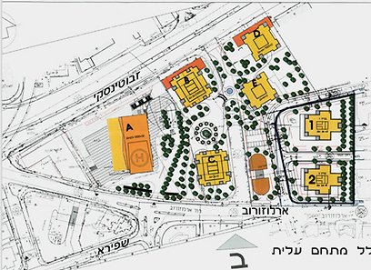 מפת התוכנית של עיריית רמת גן ()