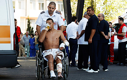 עשרות פצועים פונו מבורגס לישראל (צילום: רויטרס) (צילום: רויטרס)