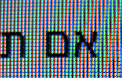 פיקסלים גולמיים במסך מחשב  (צילום: עידו גנדל) (צילום: עידו גנדל)