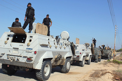 Egyptian security forces in Sinai (Photo: AFP)