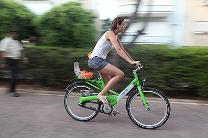 השכרת אופניים בתל אביב מ"תל אופן" (צילום: מוטי קמחי) (צילום: מוטי קמחי)