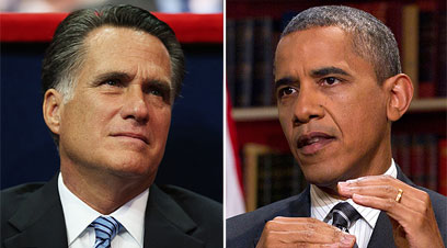 אובמה ורומני       (צילום: AP, AFP) (צילום: AP, AFP)