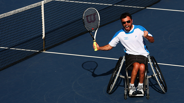 Noam Gershony,  an Israeli wheelchair tennis player who won a gold medal in Quad Singles at the 2012 Summer Paralympics  (Photo: Gettyimages)