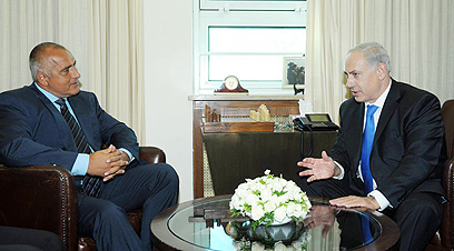 "הדיפלומטיה לא עבדה". נתניהו עם ראש ממשלת בולגריה בוריסוב (צילום: עמוס בן גרשום, לע"מ) (צילום: עמוס בן גרשום, לע