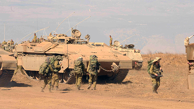 IDF Namer APC during Golani training (Photo: Avihu Shapira) (Photo: Avihu Shapira)