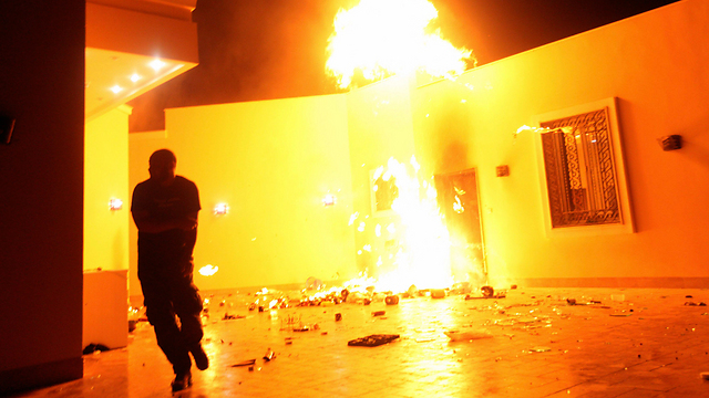 Attack on American consulate in Benghazi, archives (Photo: Reuters)