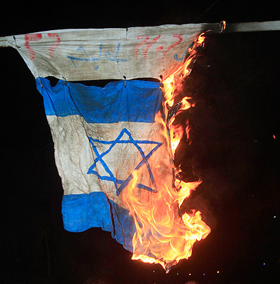 שנאה שורפת גם בצידון בלבנון  (צילום: AP) (צילום: AP)