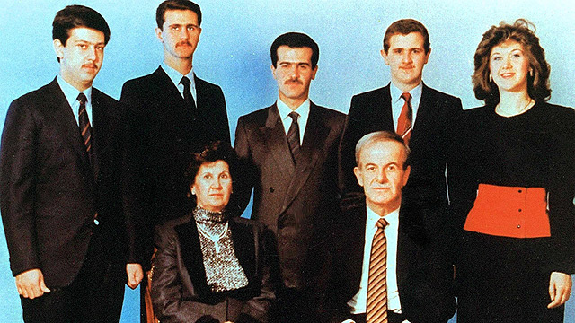 The Assad family (Photo: EPA)