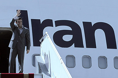 נשיא איראן בדרכו לניו יורק, היום (צילום: AFP) (צילום: AFP)
