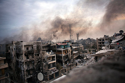 העיר חלב שבסוריה. עשרות נהרגו אתמול בפיגועים (צילום: EPA) (צילום: EPA)