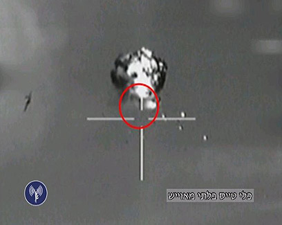 Drone hit (Courtesy of IDF)