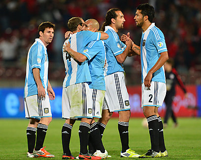 עדיין במקום הראשון. ארגנטינה (צילום: AFP) (צילום: AFP)