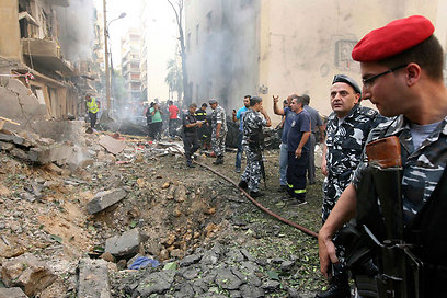 Scene of Friday's blast in Beirut (Photo: Reuters)